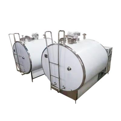 China Automatic factory 500-10000L stainless steel milk cooling tank 1000 liters for sale