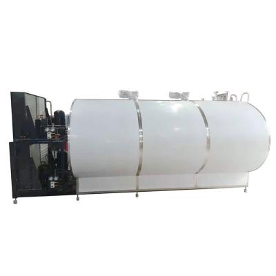 China High Efficiency Low Cost 10 Ton Stainless Steel Milk Tank Insulated Milk Cooler Transport Tank for sale