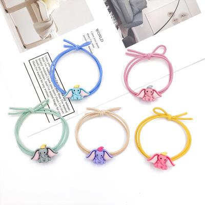 China Hot Selling Main Lady Sweet Small Daisy Elastic Hair Bands Rope Accessories Headdress Sweet Lovely Korean Cute Girls Cartoon for sale