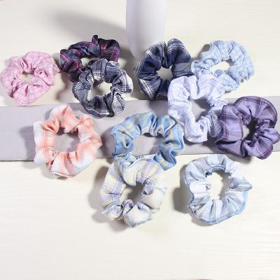 China Women Soft Wholesale Accessory Fashion Hair Ties Satin Loose Elastic Hair Bands Girls Hair Silk Scrunchies for sale