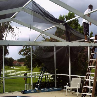 China UV Protection Pest Resistant Patio Screen Easy Install 6ft-9ft Wide 30m/100ft Length for sale