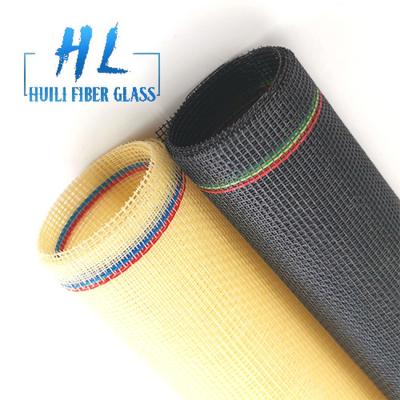 China Plain Weave Fiberglass Insect Screen Commercieel Industrieel Open Selvedge Rand Lengte 30m-300m Te koop