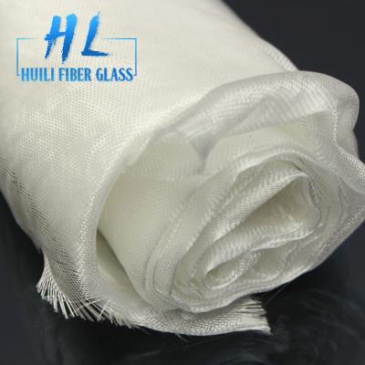 China Silicium gecoate E-glas Wit glasvezel stof Hittebestendige tot 550°C Te koop