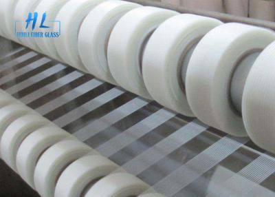 China 65 gms Plain Woven Glass Cloth Adhesieve Tape Glasvezel Mesh Tape voor gipsplaten Te koop