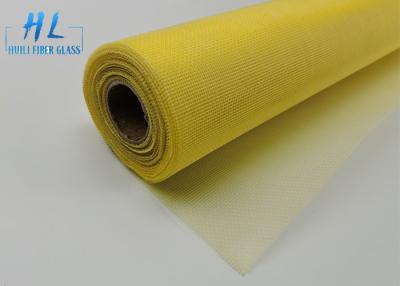 Chine Couleur jaune 18*16 120g écran anti-insectes en fibre de verre pour porte et fenêtre à vendre