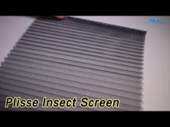 Fiberglass Pleated Plisse Insect Screen 30m 3.0m Width For Sliding Window