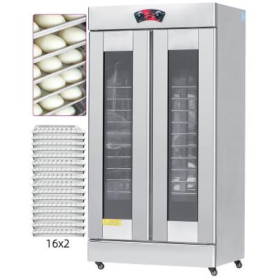 China Bread Proofing Snack Plant 32 Trays Dough Fermentation Room Temperature Proofer Powder Electric Prover for Bakery (YFB-32P) for sale