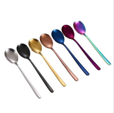 China Sustainable Food Grade Plating Ice Cream Scoop Stainless Steel Spoon Set For Dinner for sale