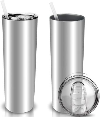 China Minimalist 30oz Stainless Steel Double Wall Insulated Skinny Tumbler Cups Skinny Tumbler With Lids And Straws for sale