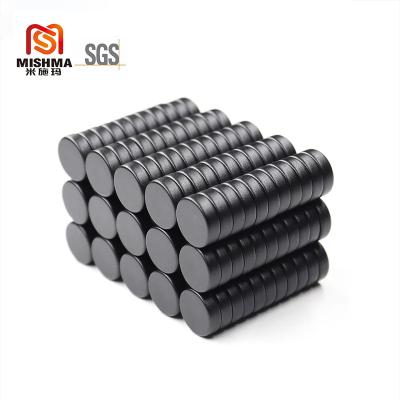 China Industrial Magnet Around Black Epoxy Resin Super Strong Magnet Rare Earth NdFeB Bonded Neodymium Magnet for sale