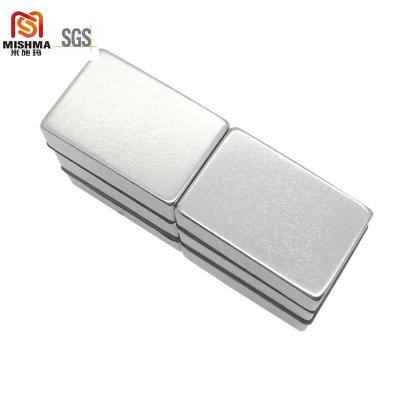 China Large industrial magnet rare earth neodymium N52 bar block magnet neodymium magnet n53 for sale