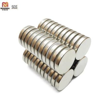 China Industrial Round Neodymium Magnet N35 N42 Neodymium Magnet Button Packing Box Super Strong Magnetic Magnets For Boxes for sale