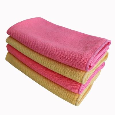 China freundlicher Streifen 300gsm Eco freies Microfibre-Putztuch-Bauernhaus zu verkaufen