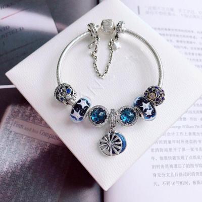 China BOHEMIA Bracelet Charms 925 Sterling Silver Female Jewelry Bracelet DIY Custom Bracelet for sale