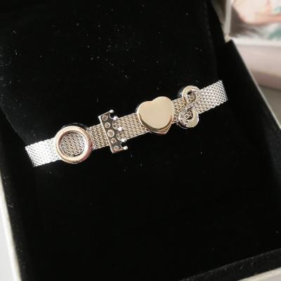 China Wholesale Fashion Women's Silver Bracelet Silver Factory Reflections 925 DIY Bracelet for sale