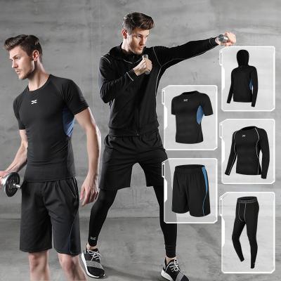 China                  Casual Men′s Fitness Sports Wear Shorts Quick Dry Tights Short Sleeve Training Sportswear              for sale