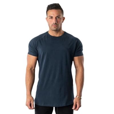 China                  Wholesale Workout New Arrivals Hot Sale 95% Cotton 5% Elastane Mens Muscle Fit Gym Breathable T Shirt for Men              for sale