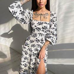 China                  Elegant Women Dresses, Floral Casual Dress for Women              for sale