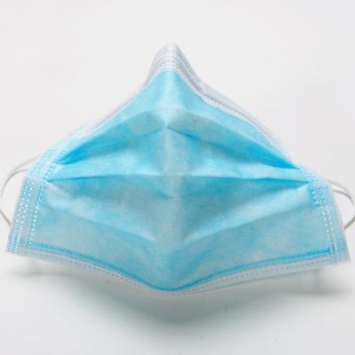 China Eco - Friendly Medical Disposable Blue Face Mask 3 Layers Disinfection Nonwoven Mask for sale