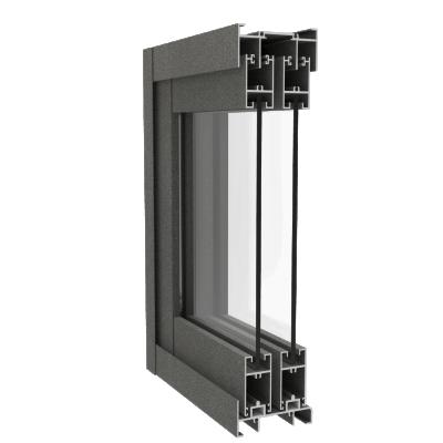 China door & Window Factory Direct Sale OEM 6063 Series Sliding Window Aluminum Profile for sale