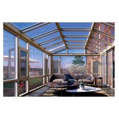 China Stable Glass Terrace Garden Aluminum Alloy Sunroom Frame Aluminum Alloy Profile for sale