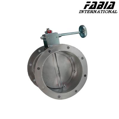 中国 Stainless Steel Manual Air Valve Flange Ventilation Control Valve 販売のため