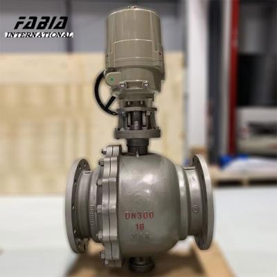 China Large Size 20 inch two-pieces ball valve for high temperature and high pressure for sale