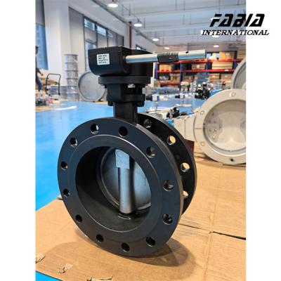 Cina DN200 Worm Gear manuale in acciaio inossidabile alte prestazioni doppia eccentrica valvola farfalla valvola dell'acqua in vendita