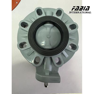 Cina EPDM Soft Seal Electric Butterfly Valve Lug PVC Damper Leggere Efficace in vendita