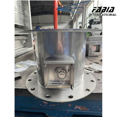 Cina Stainless Non-Return Damper Low Flow Flange Connection For Semiconductor And Ventilation And Exhaust System in vendita