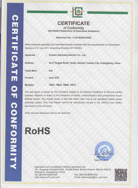 RoHS - Guangzhou Evitek Electronic Co., Ltd.