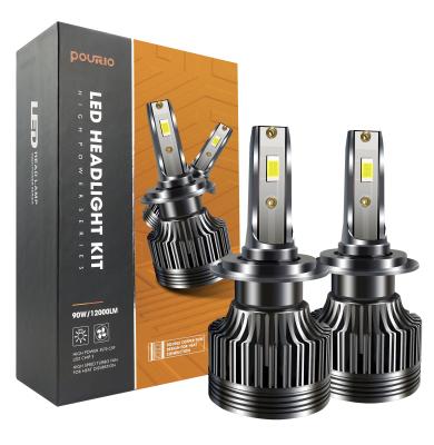 China 2020 factory price 80w 8000LM H4 H13 9005 9006 aluminum auto csp mini aviation electric system P4 truck led headlight bulb kits for sale