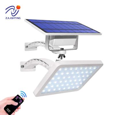 China New Design Garden High Brightness Power IP65 Outdoor Led Solar Garden Flood Light With Remote Solar Panel Battery Indicator for sale