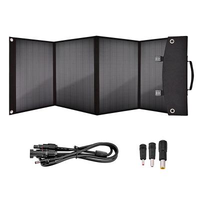 China Fast Charging Support 100W Solar Panel Battery Charger Foldable Portable Kit For Mobile Phone Power Bank for sale