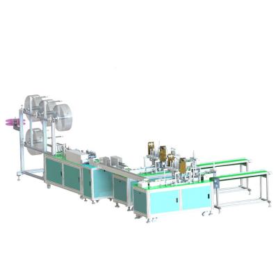 China Face Mask N95 Earloop Mask Making Machine Mask Body Making Machine for sale