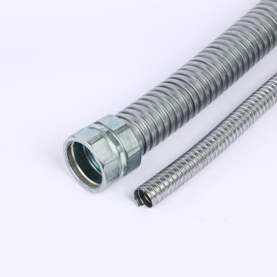 China Electrical Cable Wire Protector Wire Guard Corrugated Steel Wire Waterproof Electrical Metal Galvanized Flexible Conduit 1-1/4