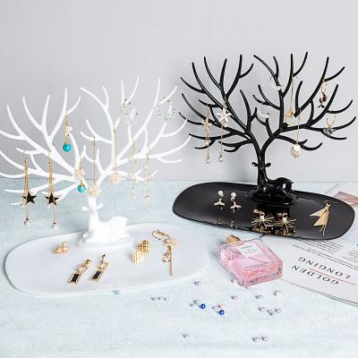 China Fashion Deer Antlers Jewelry Display Rack Fashion Jewelry Hanger Holder Bracelet Creative Earring Hanger Pendant Necklace Jewelry Storage Rack for sale