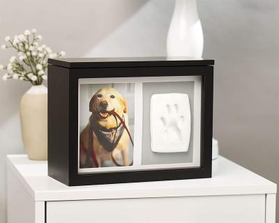 China Elelgent Pet Rotating Pet Photo Memory Box And Ink Kit for sale