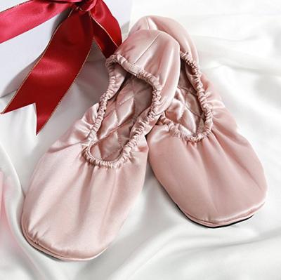 China Home Use 100% Chinese Silk House Slippers For Teenagers for sale