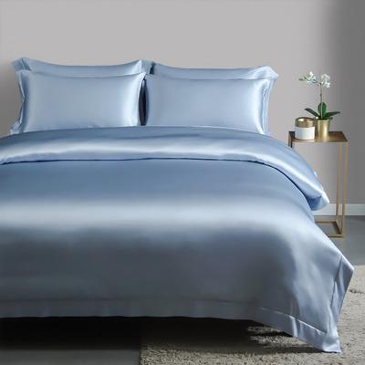 China Simple Luxury Satin Silk Bedding Pure Silk Taihu Snow Mulberry Duvet Cover Set, Silk Sheets, Oeko-Tex Qualified for sale