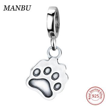 China Silver Dog Paw Charms Fits For Pandora Charms Bracelet 925 04810 Sterling Silver for sale