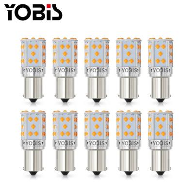 China Automotive Industry Hot Sale 1156 BA15S P21W 7440 3030 35LED CANBUS Amber Signals Turn Lights Car Tail Bulb Brake Light for sale