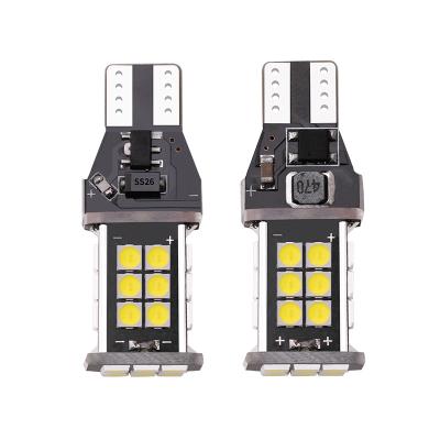 China Super Bright Brake Light Reverse Light With T15 W16W 3030 24LED Sidelight Car LED Emergency Light Automobile for sale