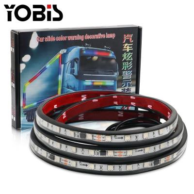 China PVC+Silicon 5050 RGB Car Tail Light Strip Light Auto Interior Trunk Light 120CM 150cm drl trunk for car for sale