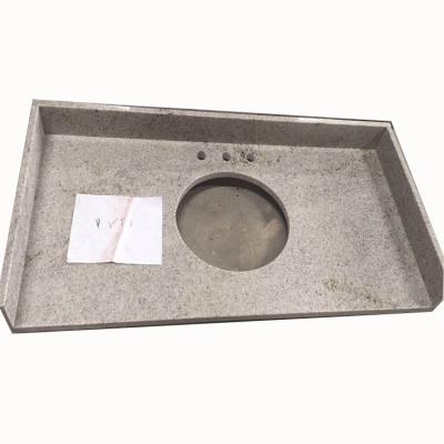 China Contemporary Custom Modern Factory Vanity Table Tops Quartz Engineered Quartzite Vanity Top for sale