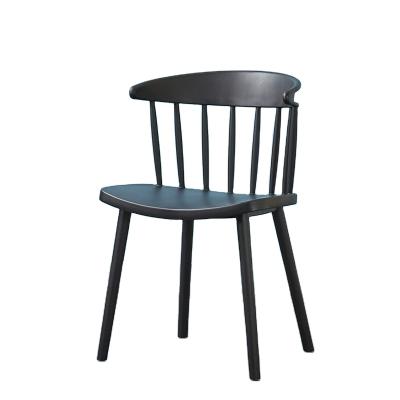 China Stackable Hard Stackable Multiple Colors Restaurant Dining Chair Black Gray Plastic Chair Dining for sale