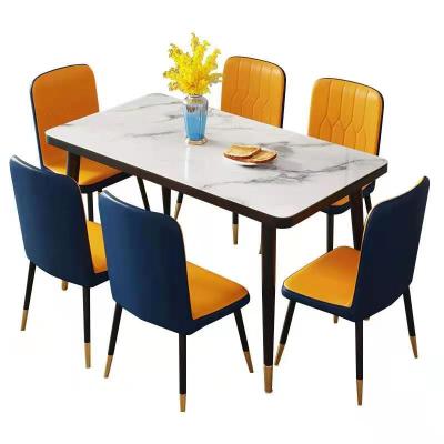 China Restaurant Regular New Wooden Modern Dining Table Set Dining Furniture Dinner Table Set for sale