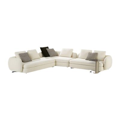 China Modern Tufted Sectional Sofa Set Bed L Shape White Large Luxury Modular Living Room L Shape Modern Sectional Sofa For Living Room Home for sale