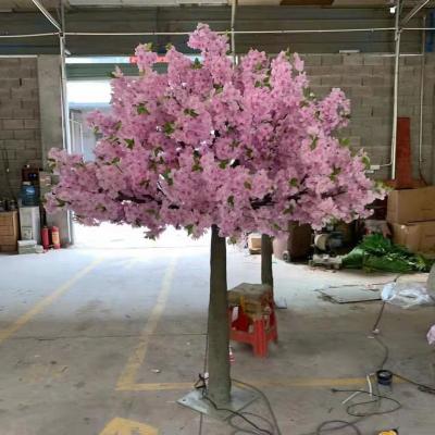 China Wedding Centerpiece FZS210714-5 Artificial Pink Cherry Blossom Tree Wedding Decoration Best Selling Cherry Tree for sale