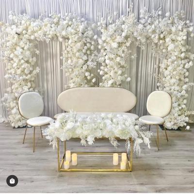 China Flower decoration to wedding table decoration LFB1936 to wedding centerpiece artificial silk flower ball and runner for sale